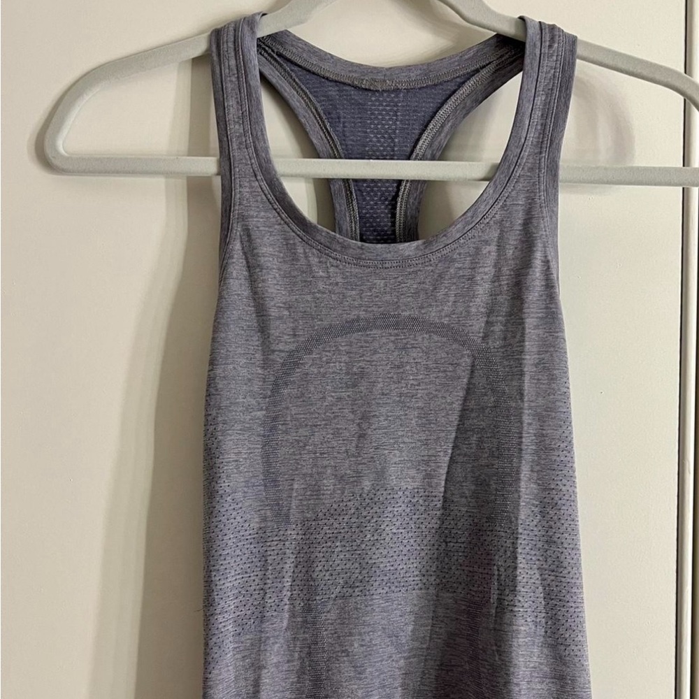 GRAY LULULEMON TANK